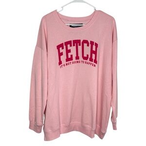 Torrid Mean Girls Fetch Classic Cozy Fleece Sweatshirt NWT Size 2X